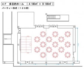 パーティー形式（120席）